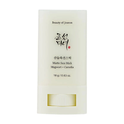 - Matte Sun Stick: Mugwort + Camelia SPF50 PA++++ (18G)