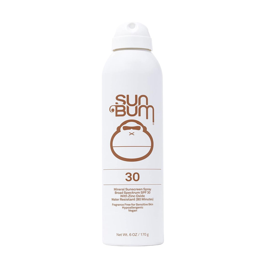 Mineral SPF 30 Sunscreen Spray | Vegan and Hawaii 104 Reef Act Compliant (Octinoxate &amp; Oxybenzone Free) Broad Spectrum Natural Sunscreen with UVA/UVB Protection | 6 Oz