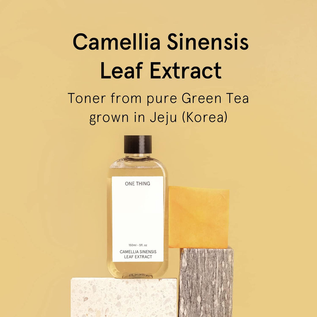 Camellia Sinensis Leaf (Green Tea) Extract Toner 5.07 Fl Oz | Hydrating Soothing Facial Essence with Tea Tree for Sensitive Oily Dehydrated Acne Prone Skin | Korean Skin Care