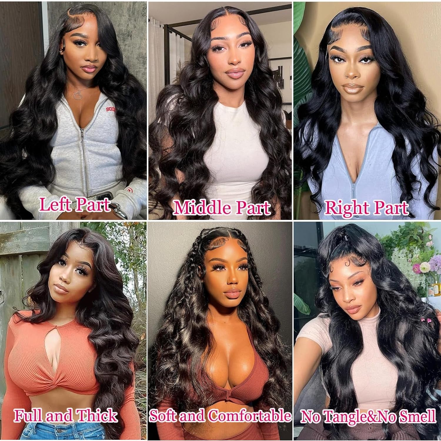 30 Inch Lace Front Wig Human Hair Body Wave HD Lace Frontal 13X4 180 Density Glueless Wigs Human Hair Pre Plucked with Baby Hair for Women Natural Black