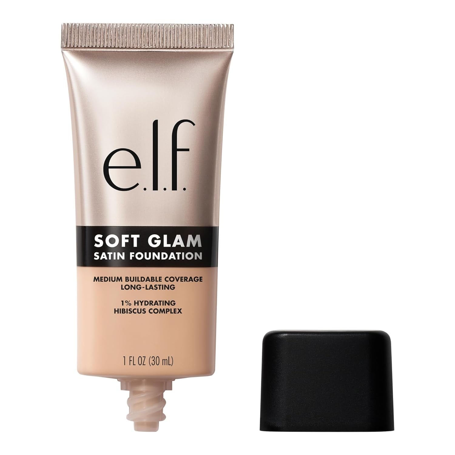 Soft Glam Foundation, Medium Coverage, Long-Lasting &amp; Buildable Foundation for a Smooth, Satin Finish, Vegan &amp; Cruelty-Free, 25 Light Neutral