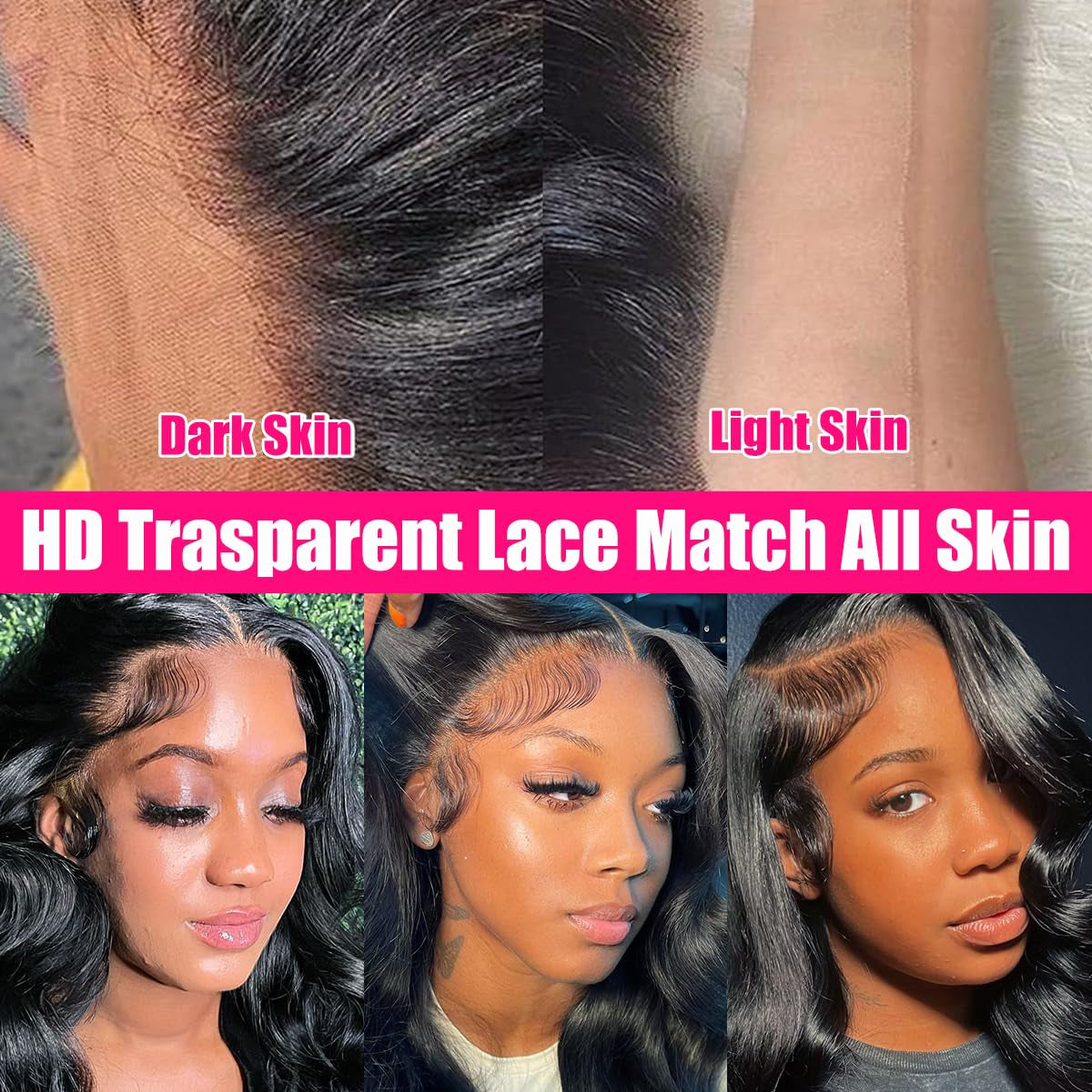 Body Wave Lace Front Wigs Human Hair Pre Plucked Pre Cut 26 Inch 13X4 HD Lace Front Wigs Human Hair 180% Density Body Wave Human Hair Wig with Baby Hair Glueless Lace Frontal Wigs Human Hair for Women