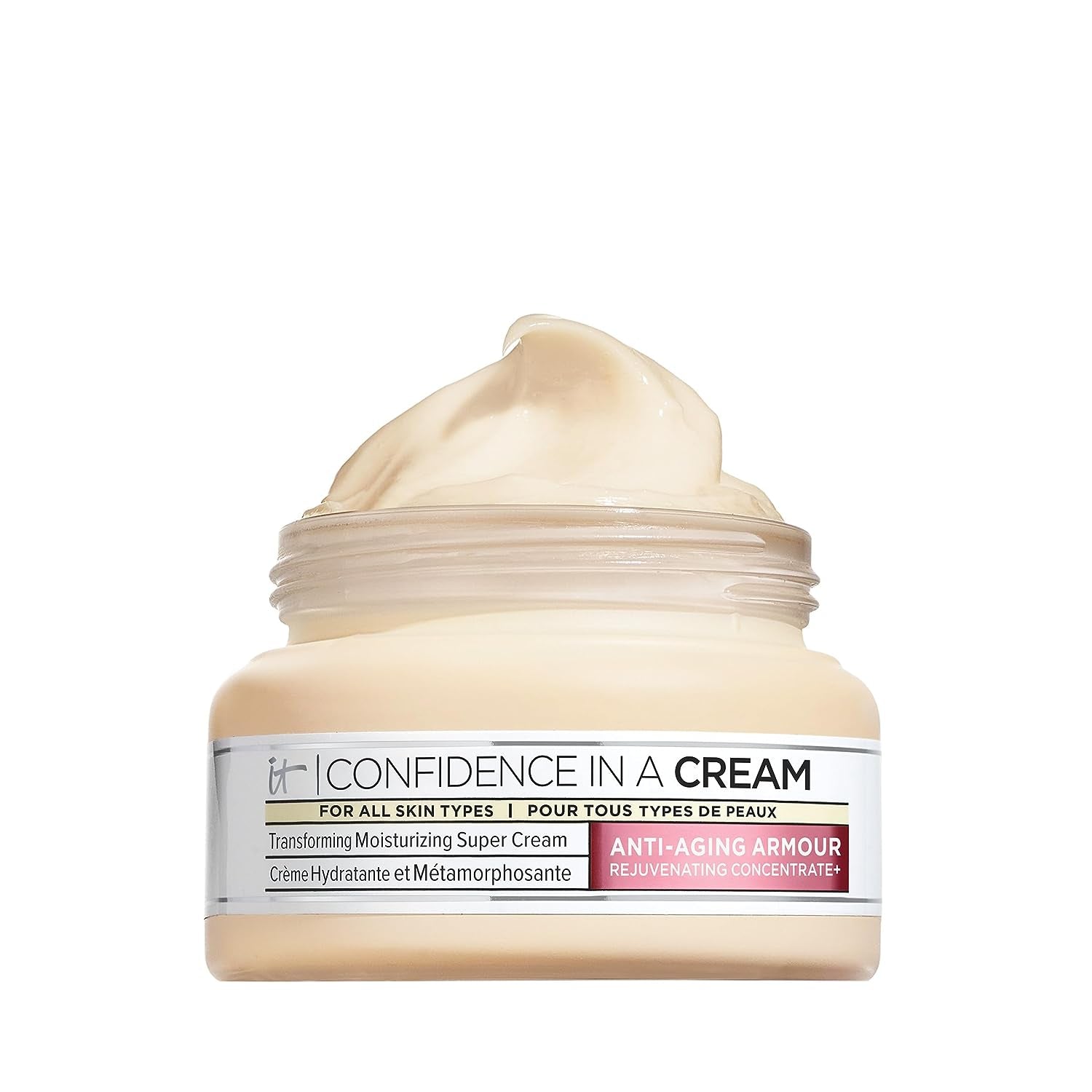 Confidence in a Cream anti Aging Face Moisturizer – Visibly Reduces Fine Lines, Wrinkles &amp; Signs of Aging Skin in 2 Weeks, 48HR Hydration with Hyaluronic Acid, Niacinamide