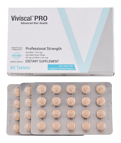 Professional Strength Hair Growth Supplement 60 Tablets 30 Day Supply.