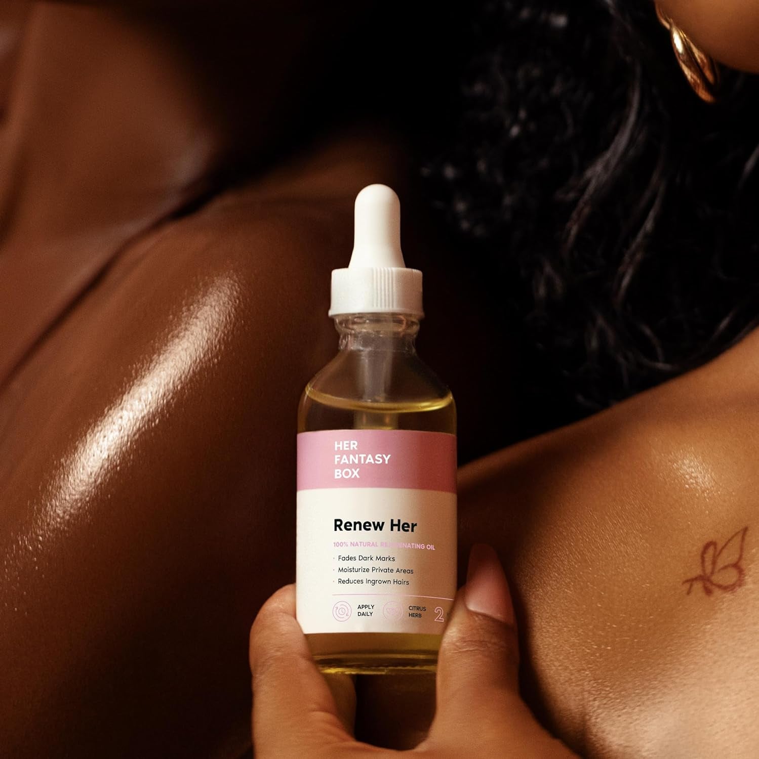 | Renew Her - Natural Rejuvenating Oil for Dark Spots and Ingrown Hair