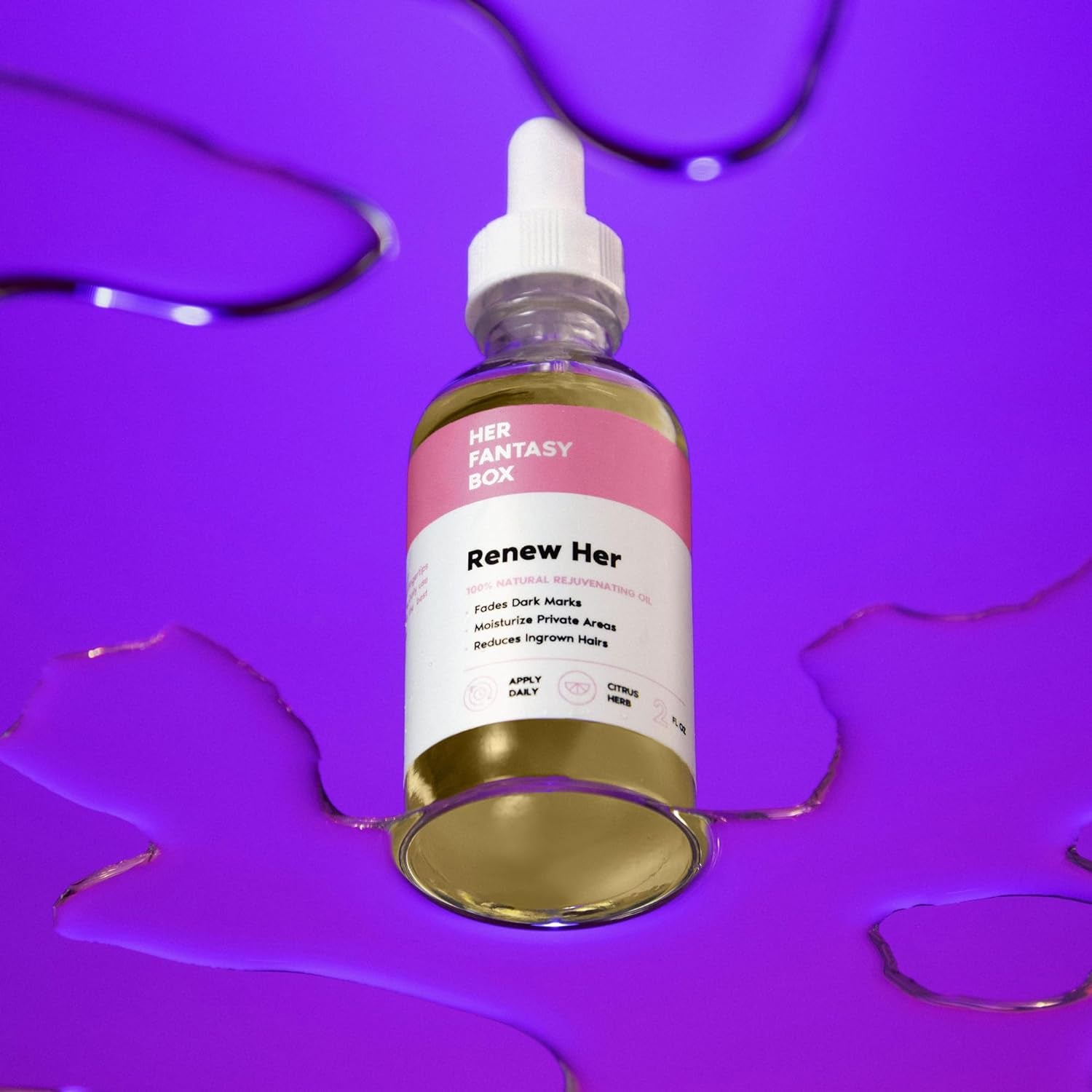 | Renew Her - Natural Rejuvenating Oil for Dark Spots and Ingrown Hair