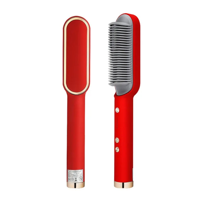 Electric Hair Straightener Brush Negative Ions Do Not Hurt Hair 5 Gear Temperature Thermostatic PTC Heating Electric Hair Brush