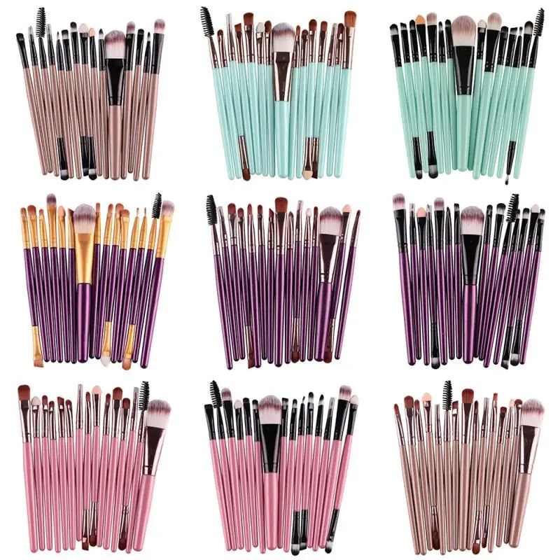 Brush Makeup Kit- 15 pieces