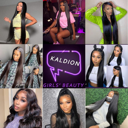 Straight Lace Front Wigs Human Hair 13X4 HD Transparent Lace Front Human Hair Wigs for Black Women Glueless Brazilian Virgin Hair Lace Frontal Wig 180% Density Pre Plucked with Baby Hair Hairline