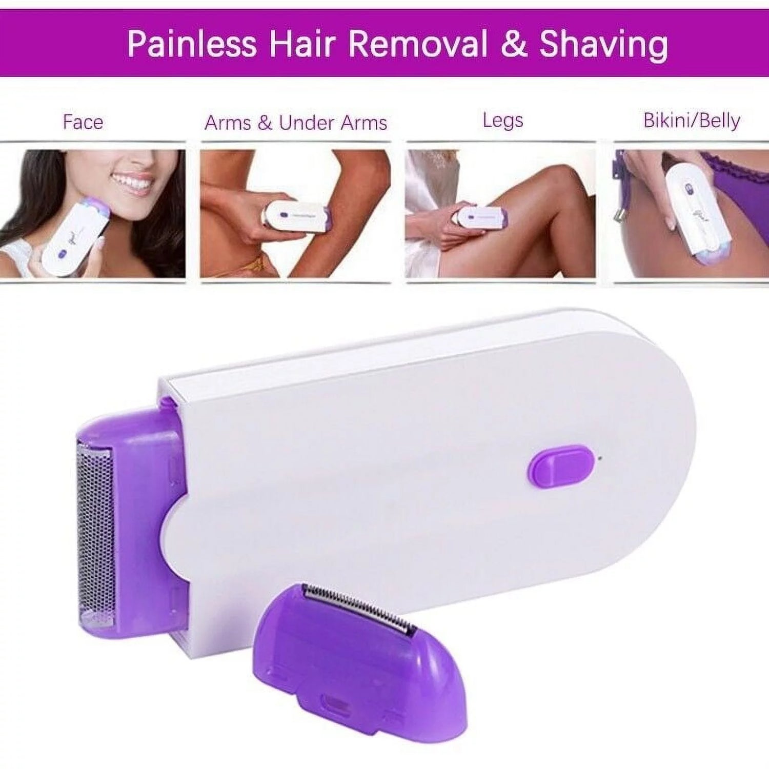 Laser Epilator Women Hair Shaver Rechargeable