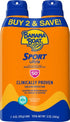 Sport Ultra SPF 50 Sunscreen Spray Twin Pack |  Sunscreen Spray SPF 50, Spray on Sunscreen, Water Resistant Sunscreen, Oxybenzone Free Sunscreen Pack, 6Oz Each