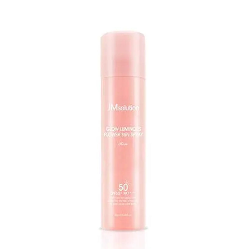 Jmsolution Glow Luminous Flower Sun Spray Rose 180Ml SPF50+ PA++++ Facial Skincare Sunscreen Uv