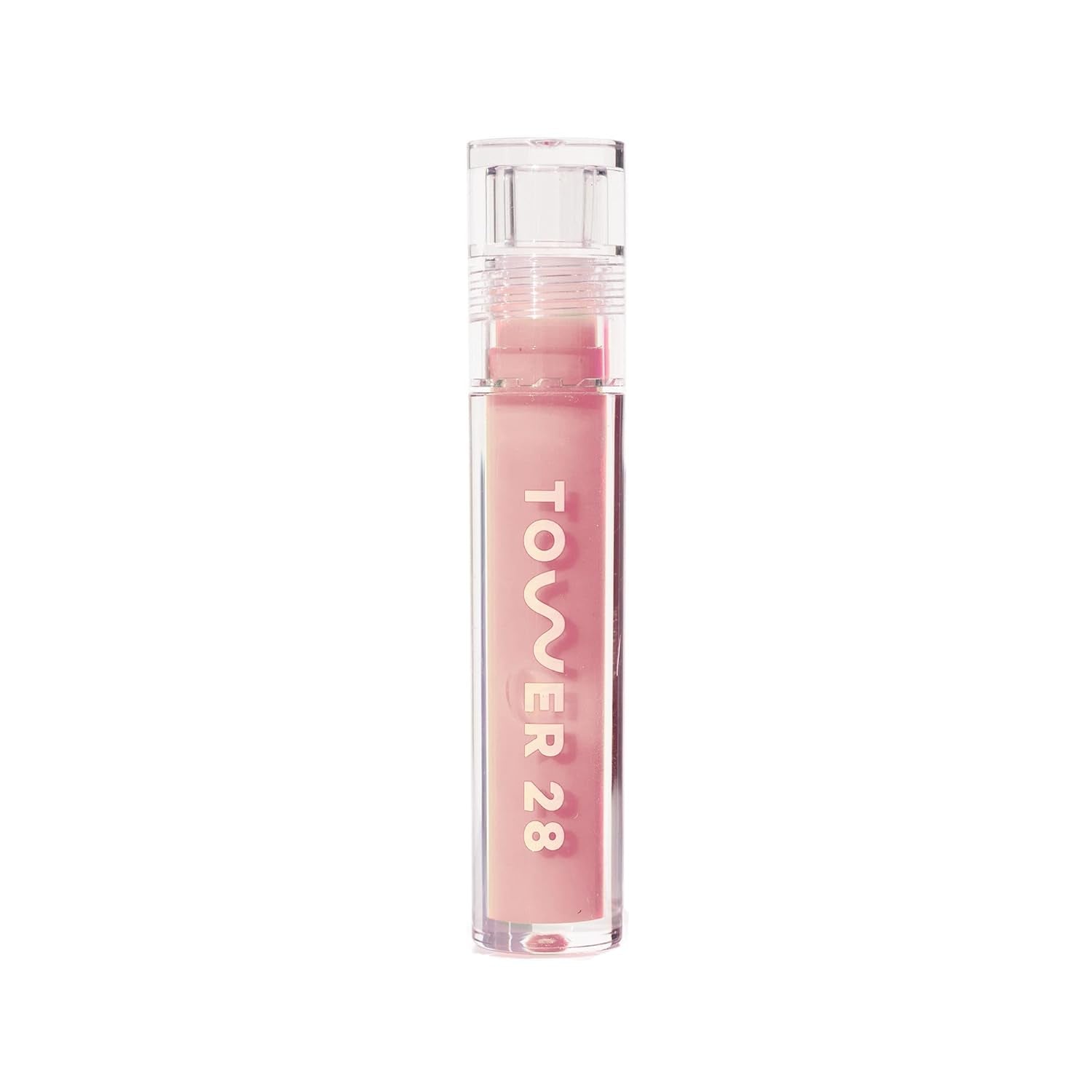 Shineon Milky Lip Jelly, OAT, Non-Sticky Lip Gloss, Milky Peachy Pink Vegan Lip Gloss, Moisturizing Apricot and Raspberry Seed Oil, Cruelty Free