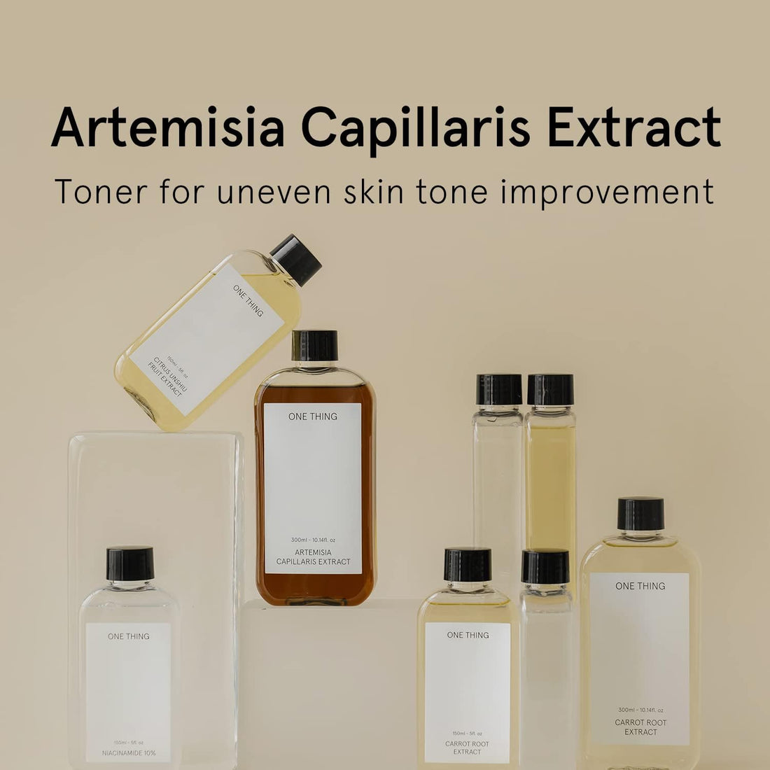 Artemisia Capillaris Extract Mugwort Toner 10.14 Fl Oz | Soothing Hydrating Daily Facial Extracto Dull Oily Acne Prone Sensitive Uneven Skin Redness Irritation Relief, Vegan Korean Skin Care