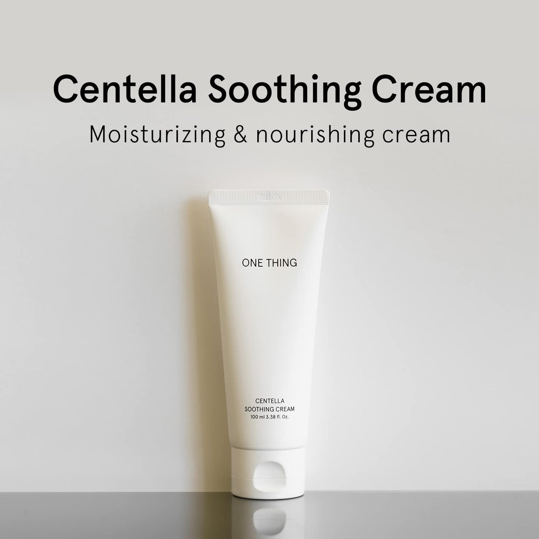 Centella Soothing Cream 3.38 Fl. Oz. | Vegan Hydrating Facial Moisturizer for All Skin Types | Korean Skin Care