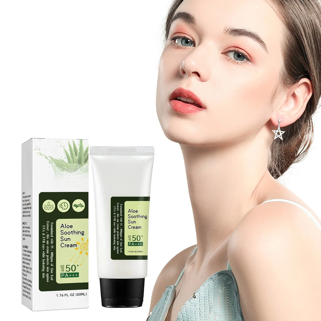 Aloe Soothing Sunscreen 50 Pa++ + Outdoor Sunscreen 50Ml