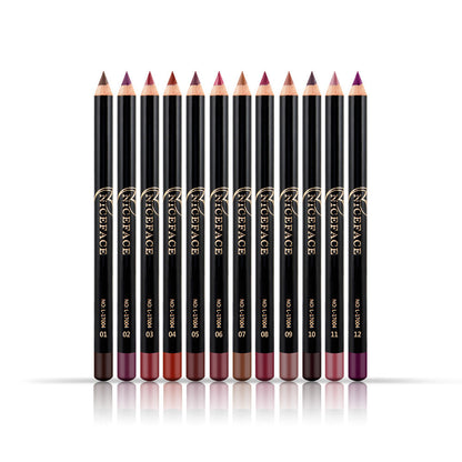 Ktouler Matte Lip Liner Pencil Set - 12