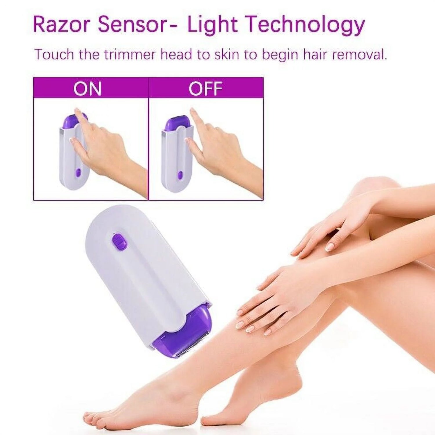 Laser Epilator Women Hair Shaver Rechargeable