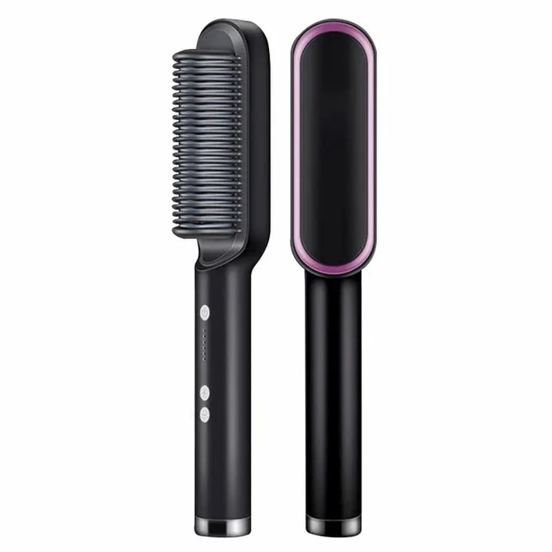 Electric Hair Straightener Brush Negative Ions Do Not Hurt Hair 5 Gear Temperature Thermostatic PTC Heating Electric Hair Brush