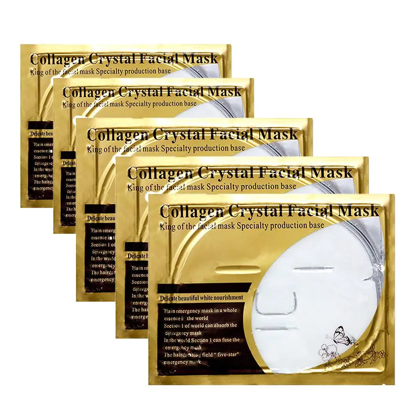 24k Gold Gel Collagen Facial Masks