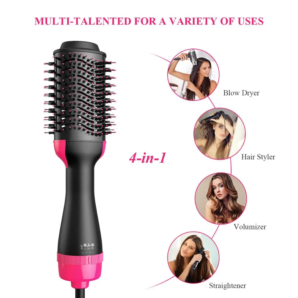 Hair Dryer Volumizer Straightener Curler Comb