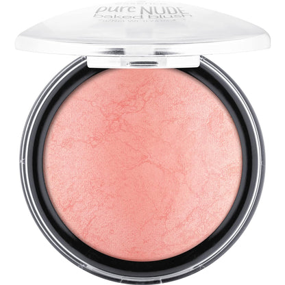 | Pure Nude Baked Blush | Highly Pigmented Baked Texture for a Bright, Healthy Glow | Available in 8 Gorgeous Shimmery Shades | Vegan &amp; Cruelty Free (01 Shimmery Rose)