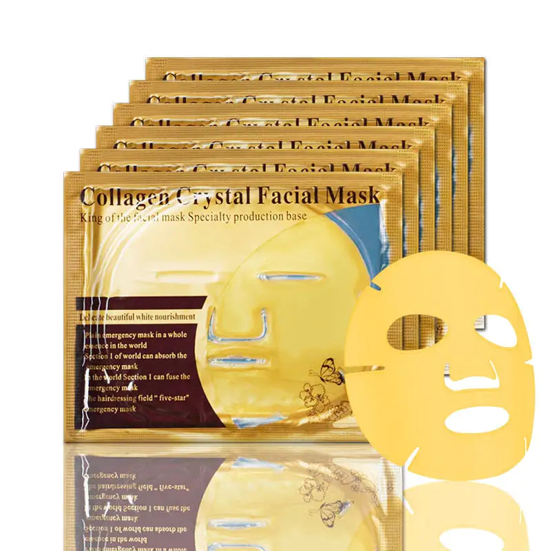 24k Gold Gel Collagen Facial Masks