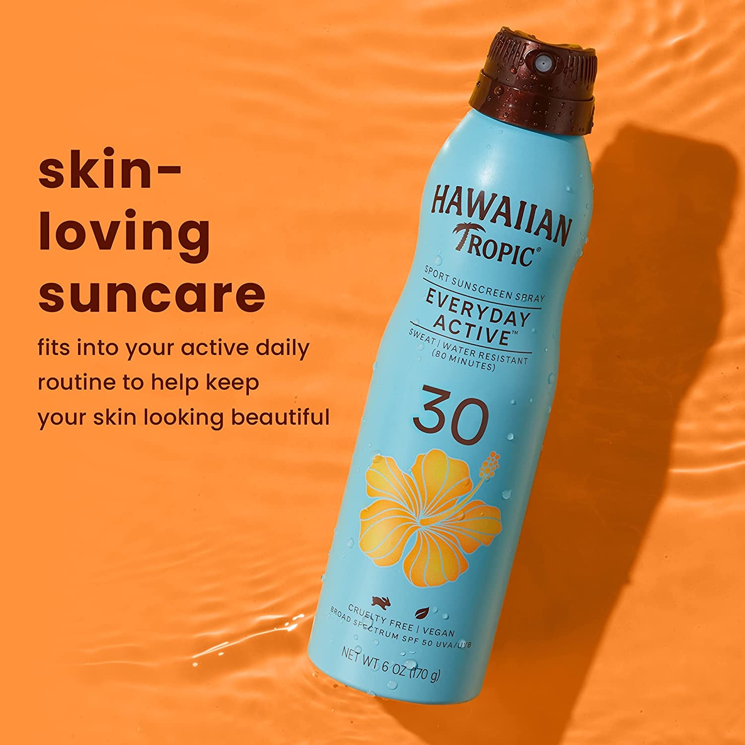 Everyday Active Clear Spray Sunscreen SPF 30, 6Oz |  Sunscreen SPF 30, Sunblock, Oxybenzone Free Sunscreen, Spray on Sunscreen, Body Sunscreen Spray, 6Oz