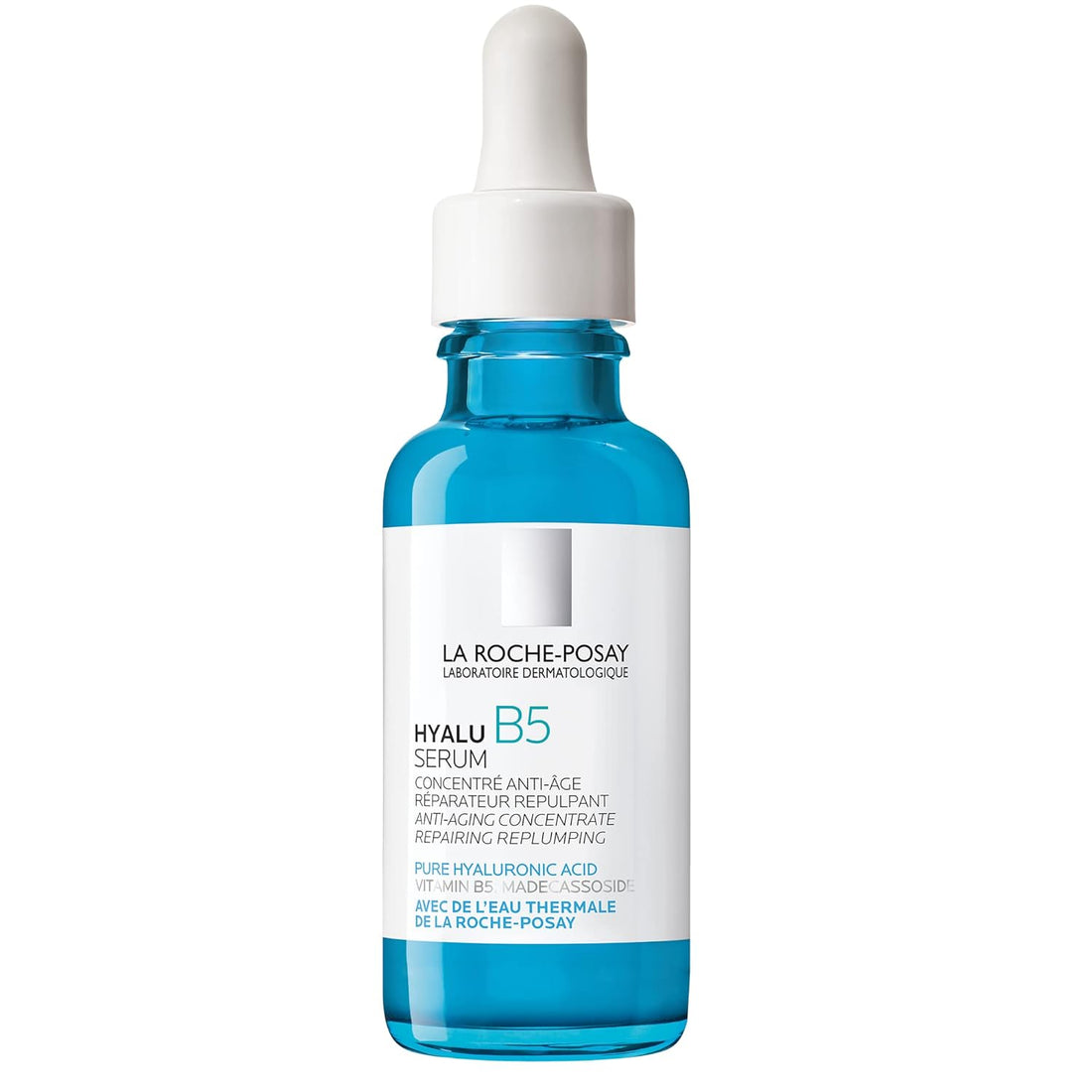 Hyalu B5 Pure Hyaluronic Acid Serum for Face, with Vitamin B5, Anti-Aging Serum for Fine Lines and Wrinkles, Hydrating Serum to Plump and Repair Dry Skin, Safe on Sensitive Skin