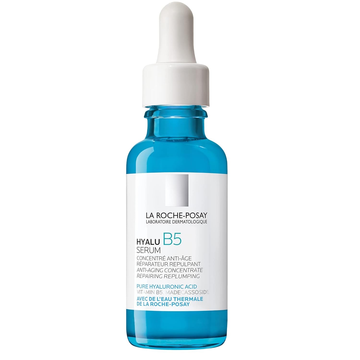 Hyalu B5 Pure Hyaluronic Acid Serum for Face, with Vitamin B5, Anti-Aging Serum for Fine Lines and Wrinkles, Hydrating Serum to Plump and Repair Dry Skin, Safe on Sensitive Skin