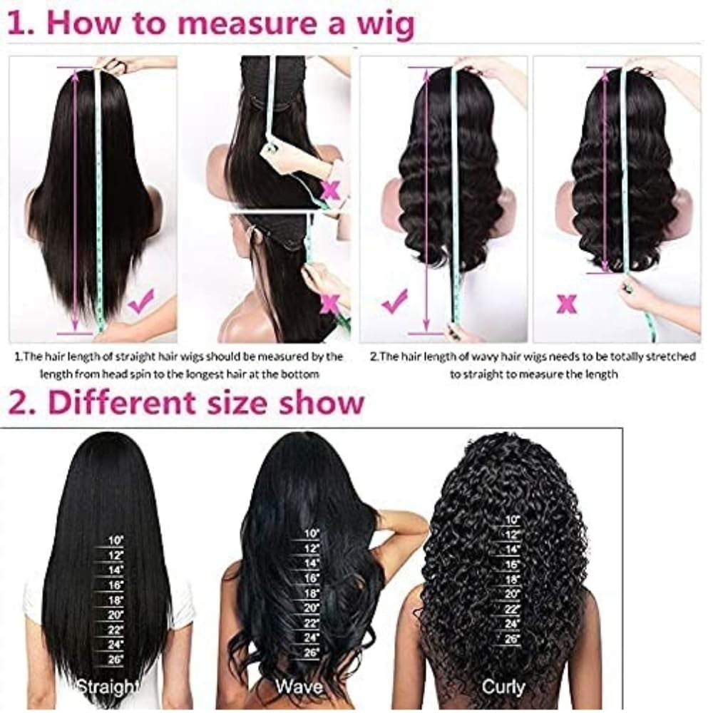 Deep Wave Lace Front Wigs Human Hair 180% Density Curly Lace Front Wig Human Hair 13X4 Lace Frontal Wigs for Black Women with Baby Hair and Special Designed Adjustable Straps (Deep Wave Wig, 24 Inch)