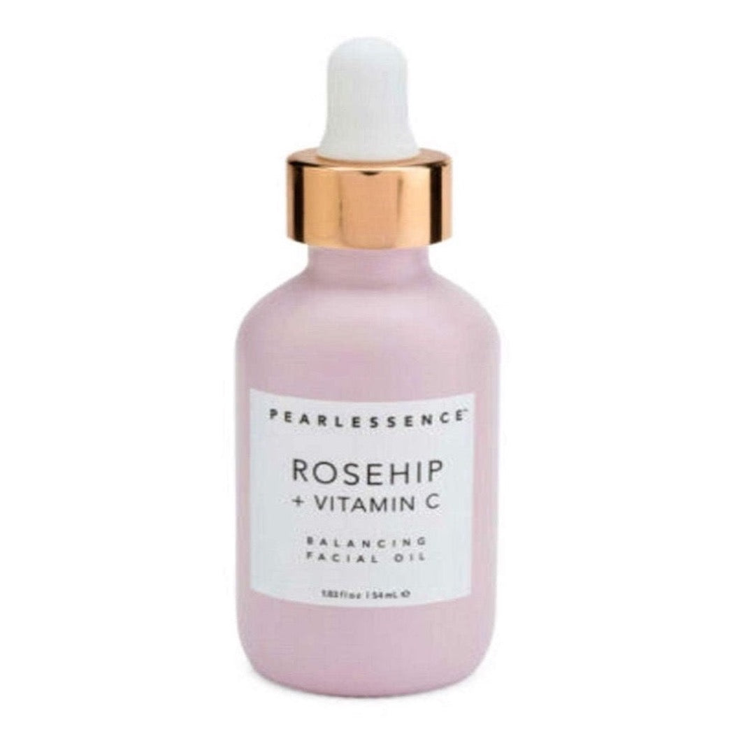 Rosehip Balancing Facial Oil + Rosehip Fruit Oil &amp; Vitamin C | Daily Hydration to Help Balance &amp; Revive Skin | Made in USA &amp; Cruelty Free