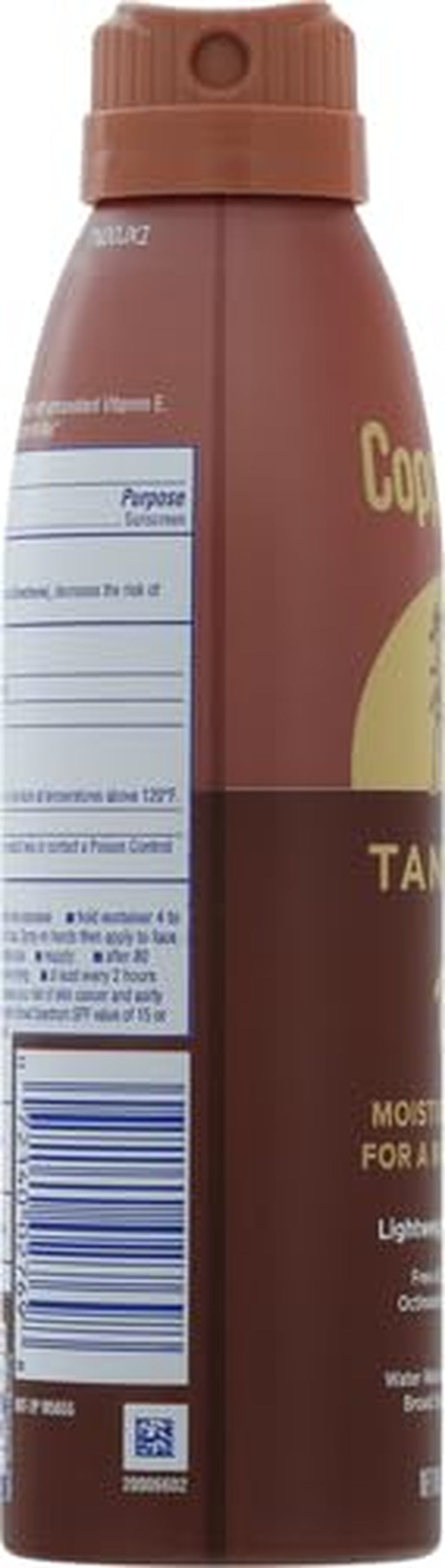 Tanning Sunscreen Spray, Water Resistant Spray Sunscreen SPF 15, Broad Spectrum SPF 15 Sunscreen, 5.5 Fl Oz (Pack of 1)