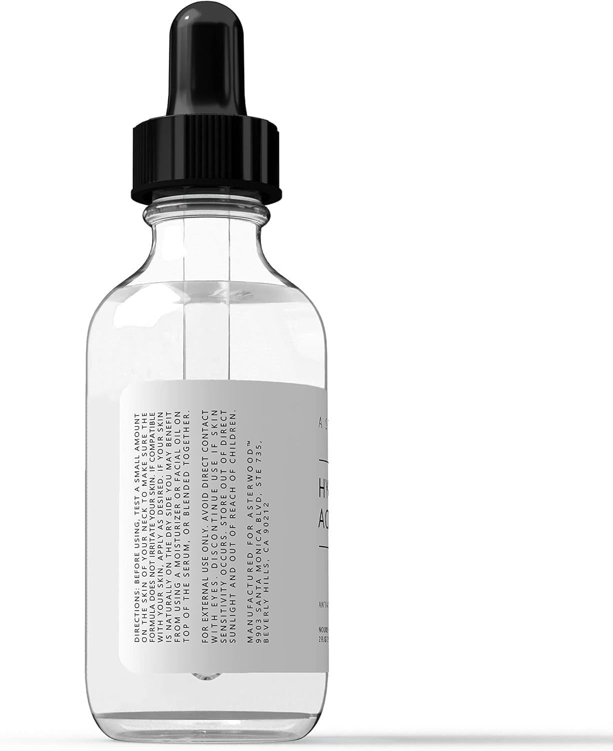 Pure Hyaluronic Acid Serum for Face - Plumping, Anti-Aging &amp; Hydrating - Fragrance-Free, Pairs Well with Vitamin C Face Serum &amp; Hylunaric Acid Moisturizer, 29Ml/1 Oz