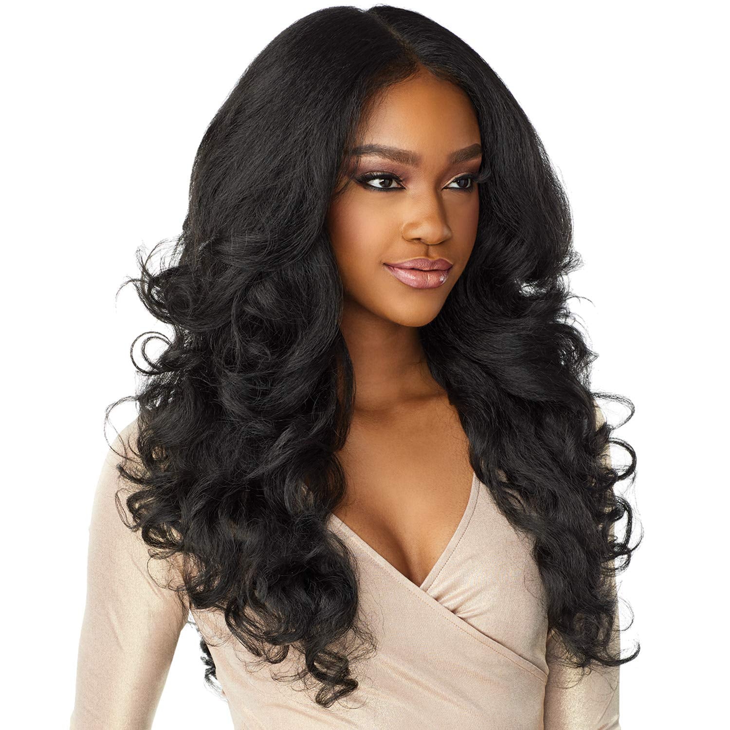 HD Lace Front Wig Cloud 9 What Lace Swiss Lace 13X6 Latisha (1B)