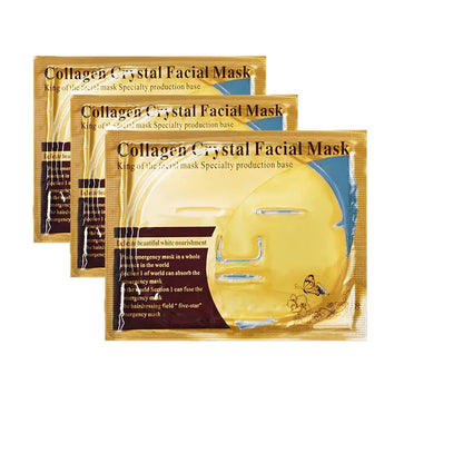 24k Gold Gel Collagen Facial Masks