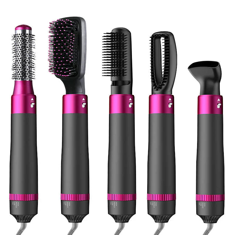 Hair Dryer Brush, Negative Ion Blow Dryer Brush, One Step Hair Dryer and Styler, 5 in 1 Detachable Volumizer Brush Hair Dryers with Gift Box for Women