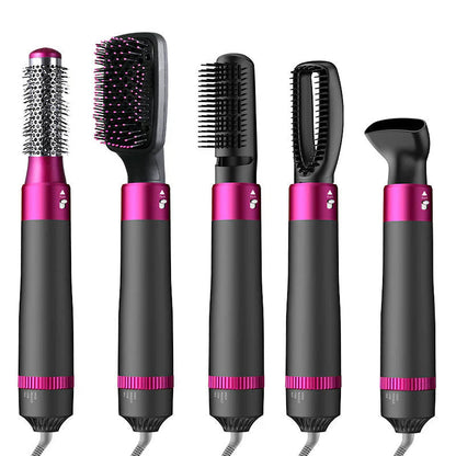 Hair Dryer Brush, Negative Ion Blow Dryer Brush, One Step Hair Dryer and Styler, 5 in 1 Detachable Volumizer Brush Hair Dryers with Gift Box for Women