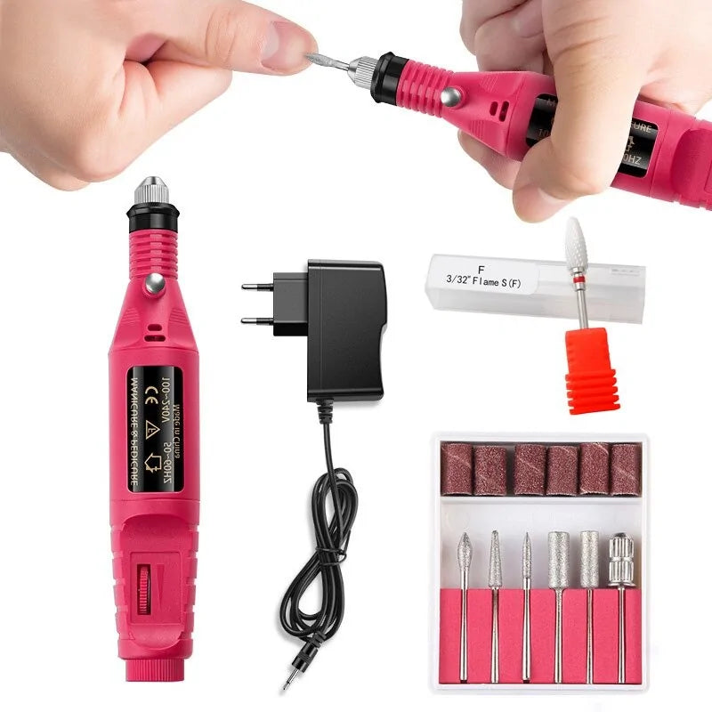 Electric Nail Drill Set